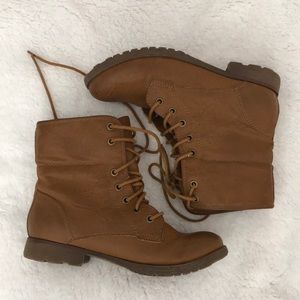 Tan Combat Boots